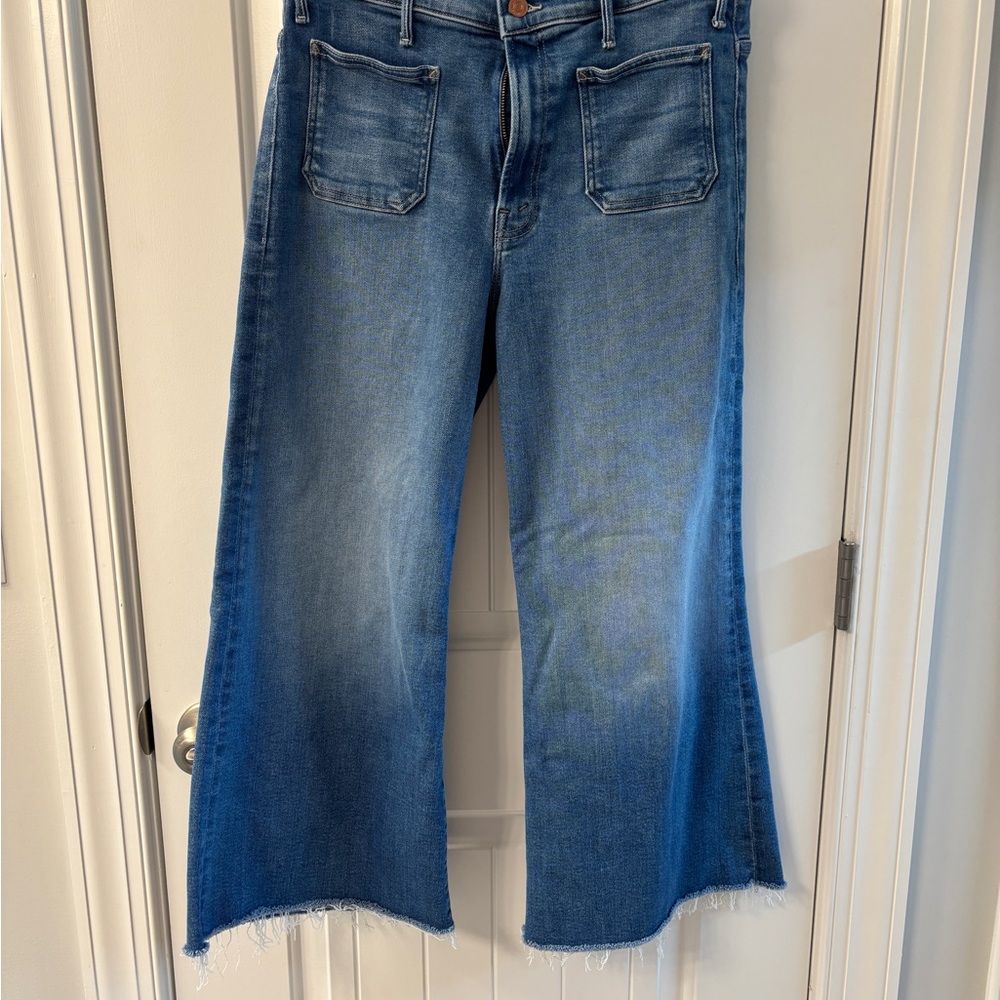 MOTHER Flare Jeans in Classic Blue